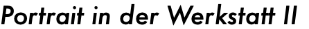 Portrait in der Werkstatt II
